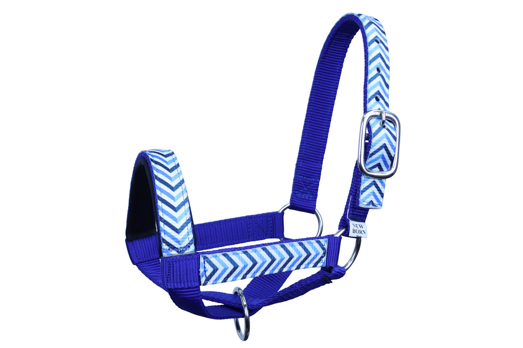 Derby Originals Patterned Double Layer Nylon Figure-8 Cattle Halters - 6 Month Warranty