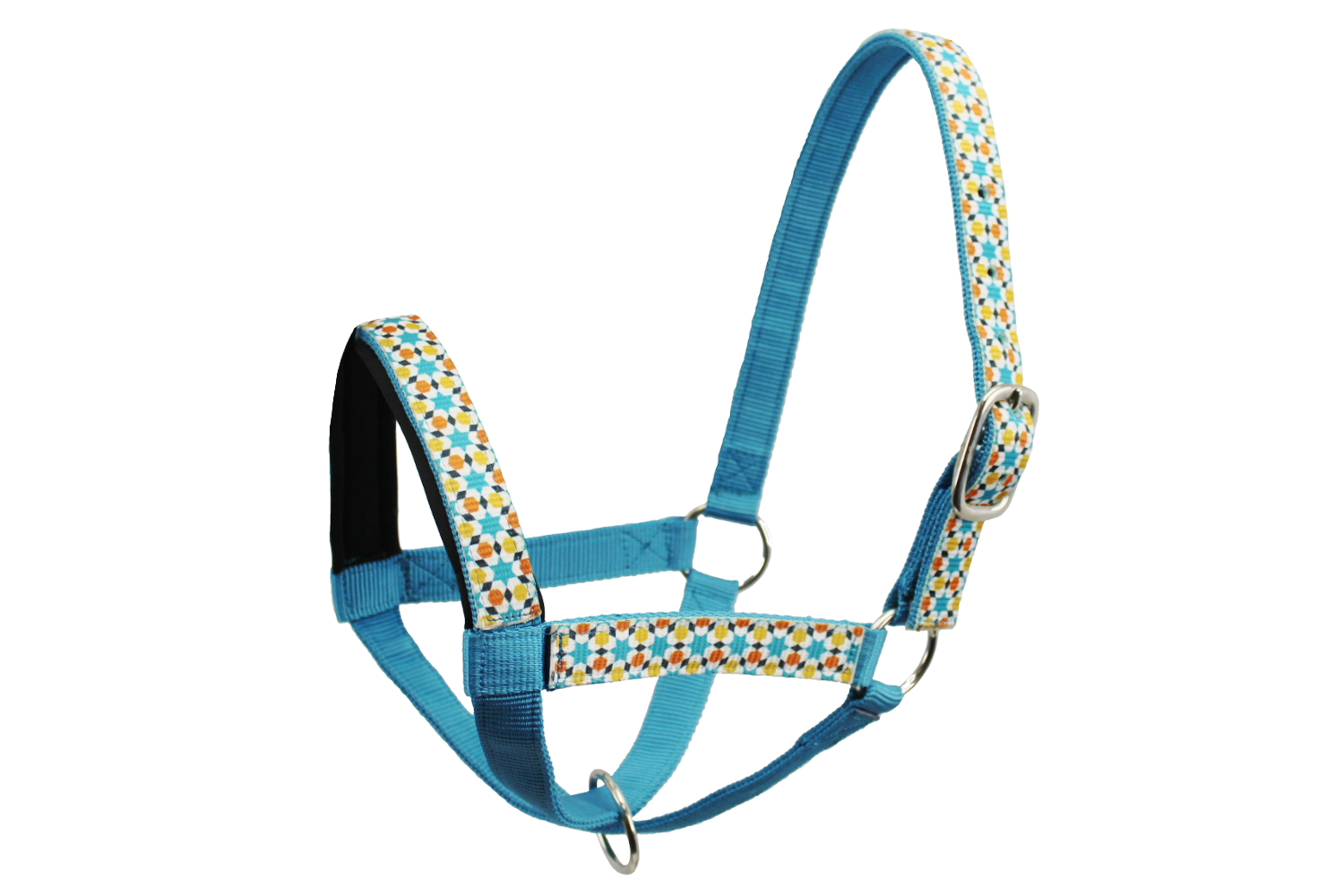 Derby Originals Patterned Double Layer Nylon Figure-8 Cattle Halters - 6 Month Warranty