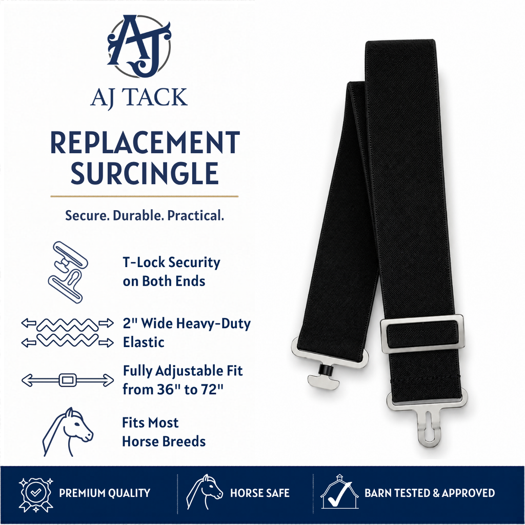 AJ Tack Replacement Surcingle for Horse Blankets, Adjustable Elastic