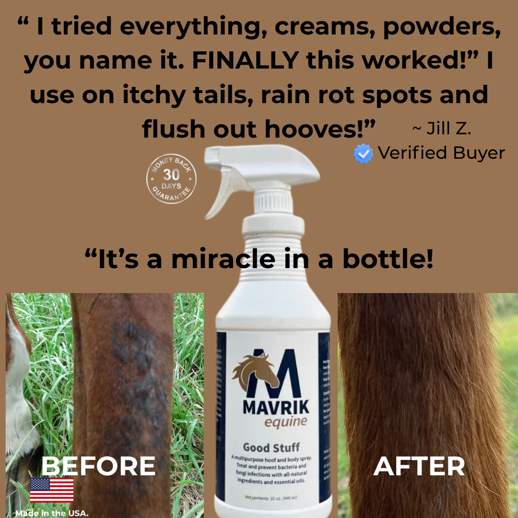 Good Stuff™ Multipurpose Spray Soothes, Treats & Prevents Skin, Coat & Hoof Ailments Plus-Stop Itchy Tails!