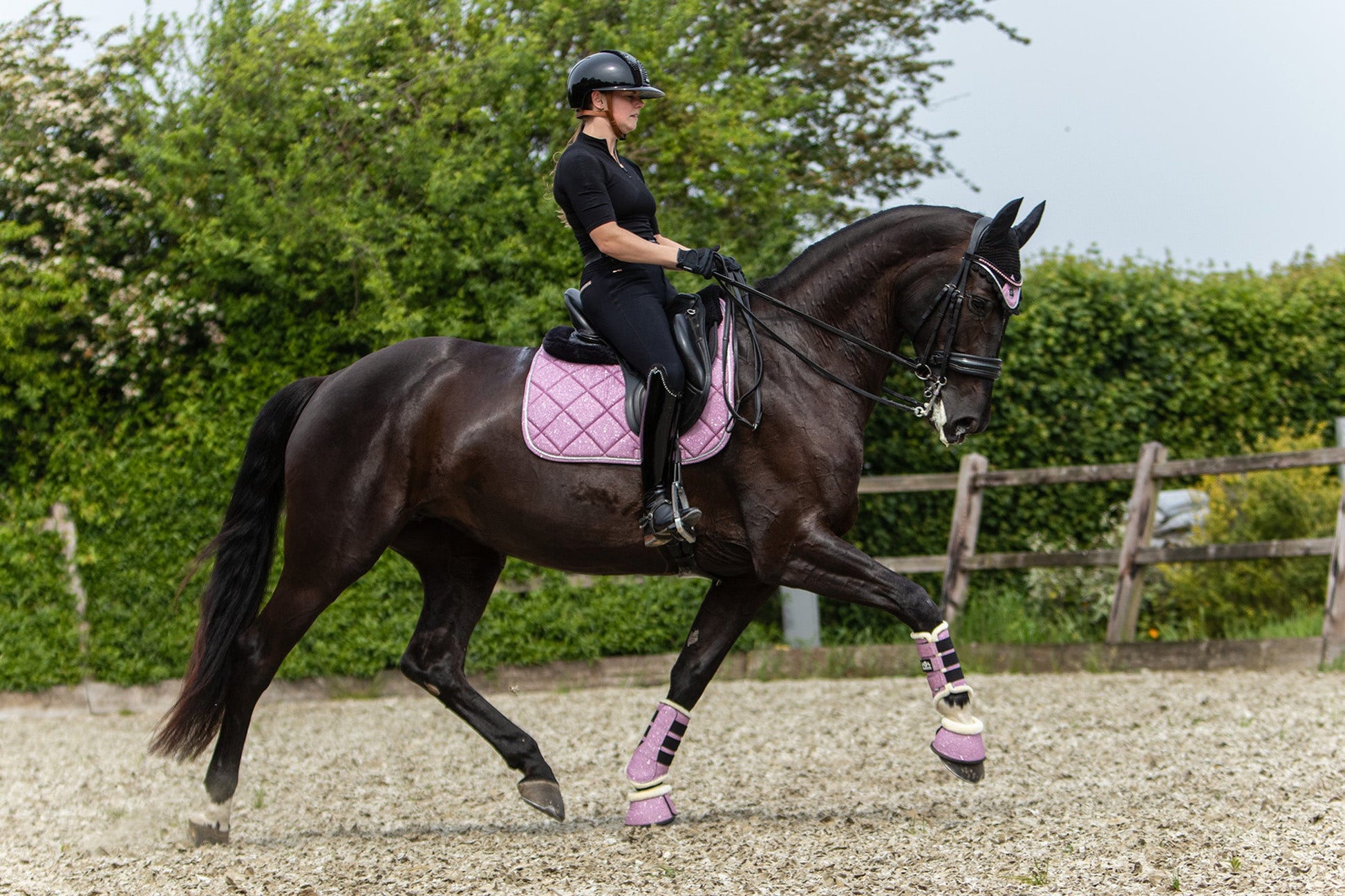 Pink Mist Brushing Boots