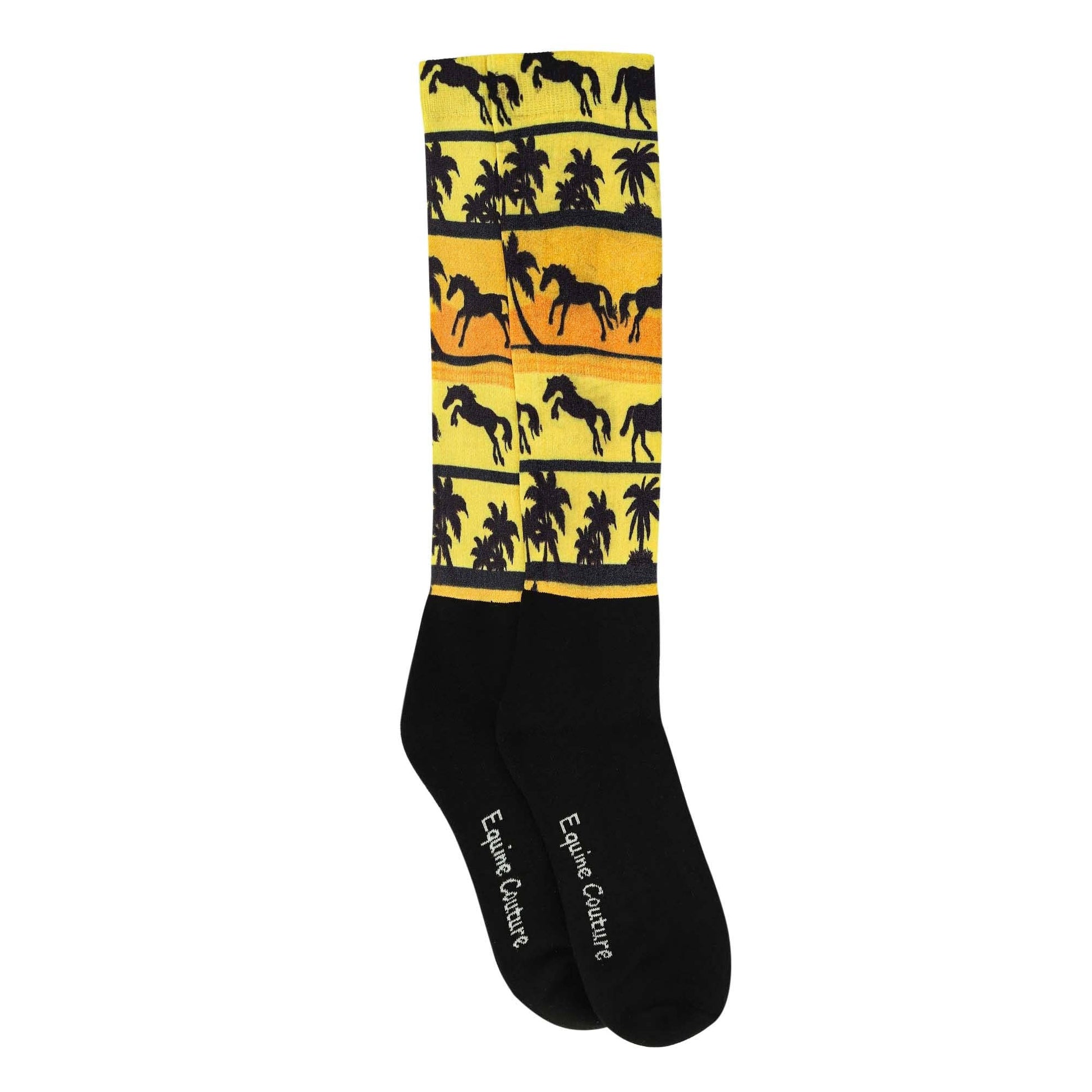Equine Couture Ladies OTC Boot Socks- Ocala Sunrise: STD