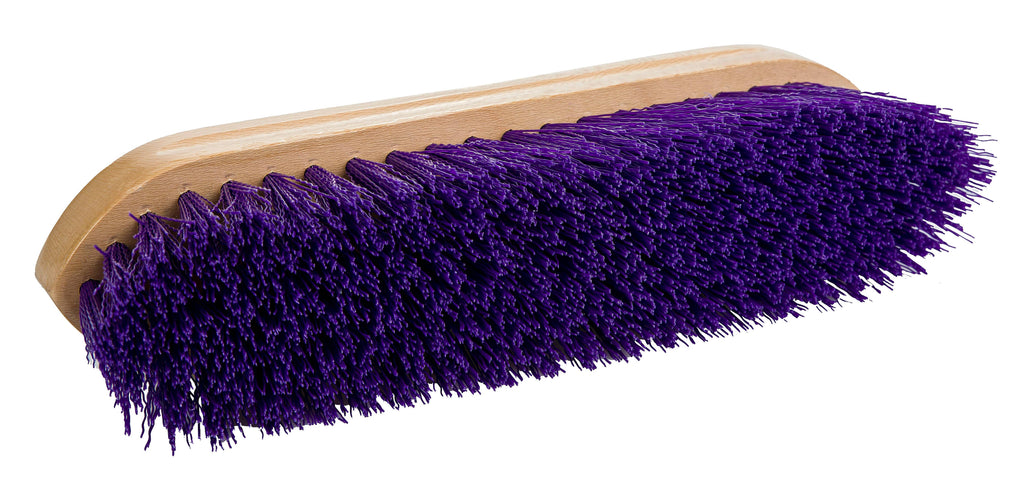 TuffRider Dandy Brush with Wood Handle: Purple / Standard