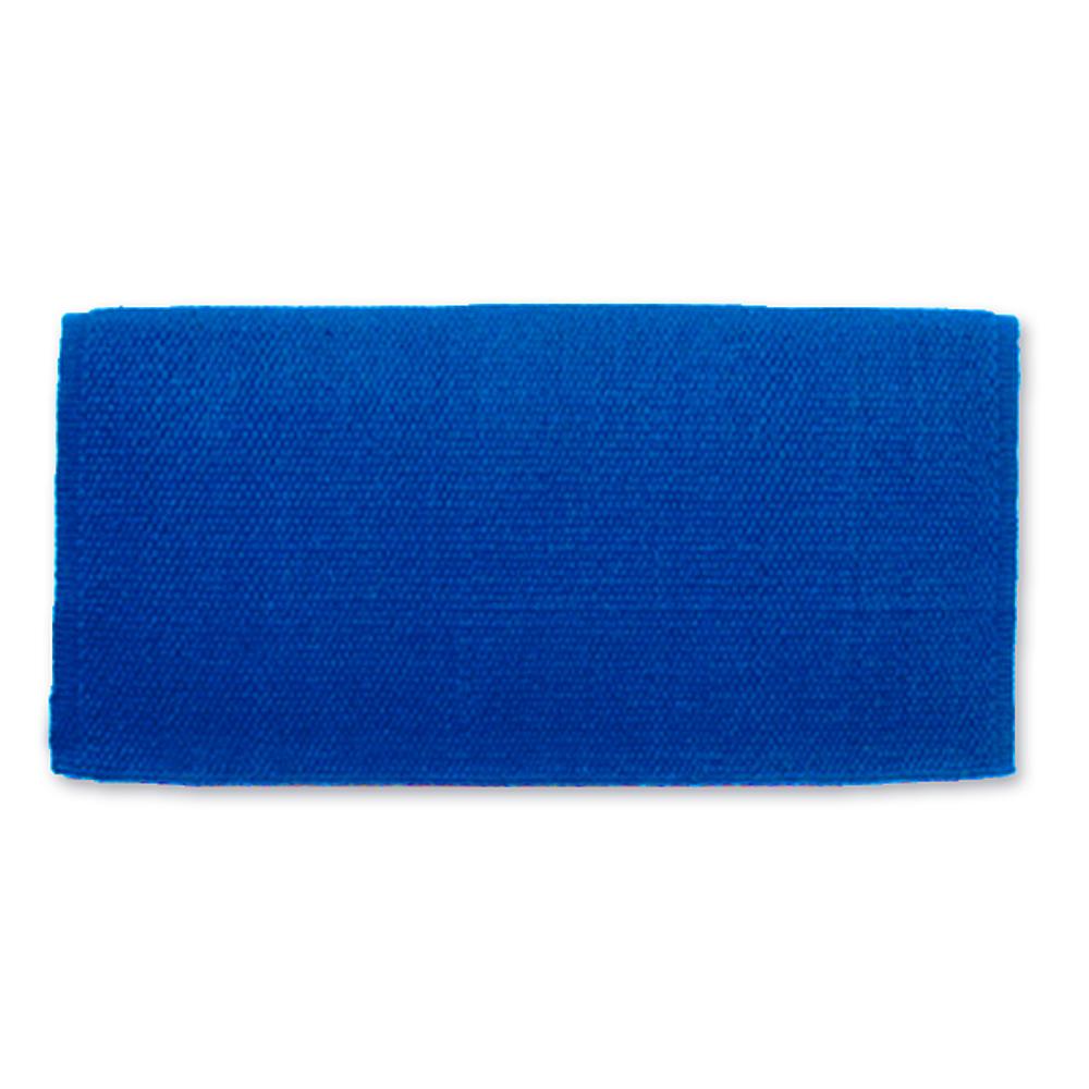 1314-31 San Juan Solid Royal Blue 36x34 New Zealand Wool Saddle Blanket