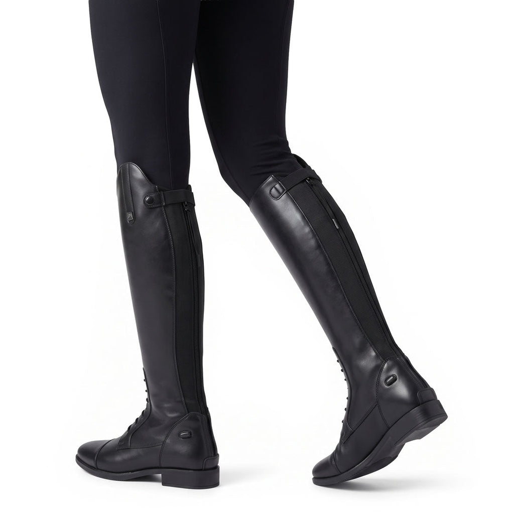 TuffRider Ladies Black DualFlex Vegan Leather Field Boots