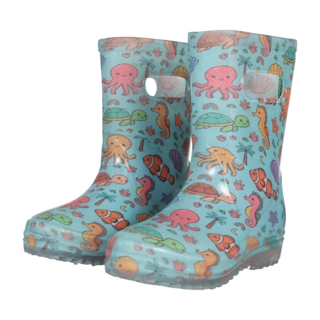 TuffRider PuddleJump Ocean Friends Mucker Boots for Children