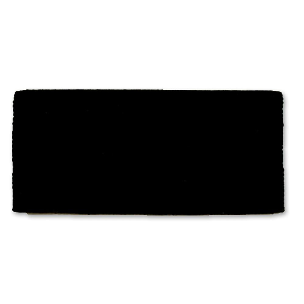 1314-18 San Juan Solid Black 36x34 New Zealand Wool Saddle Blanket