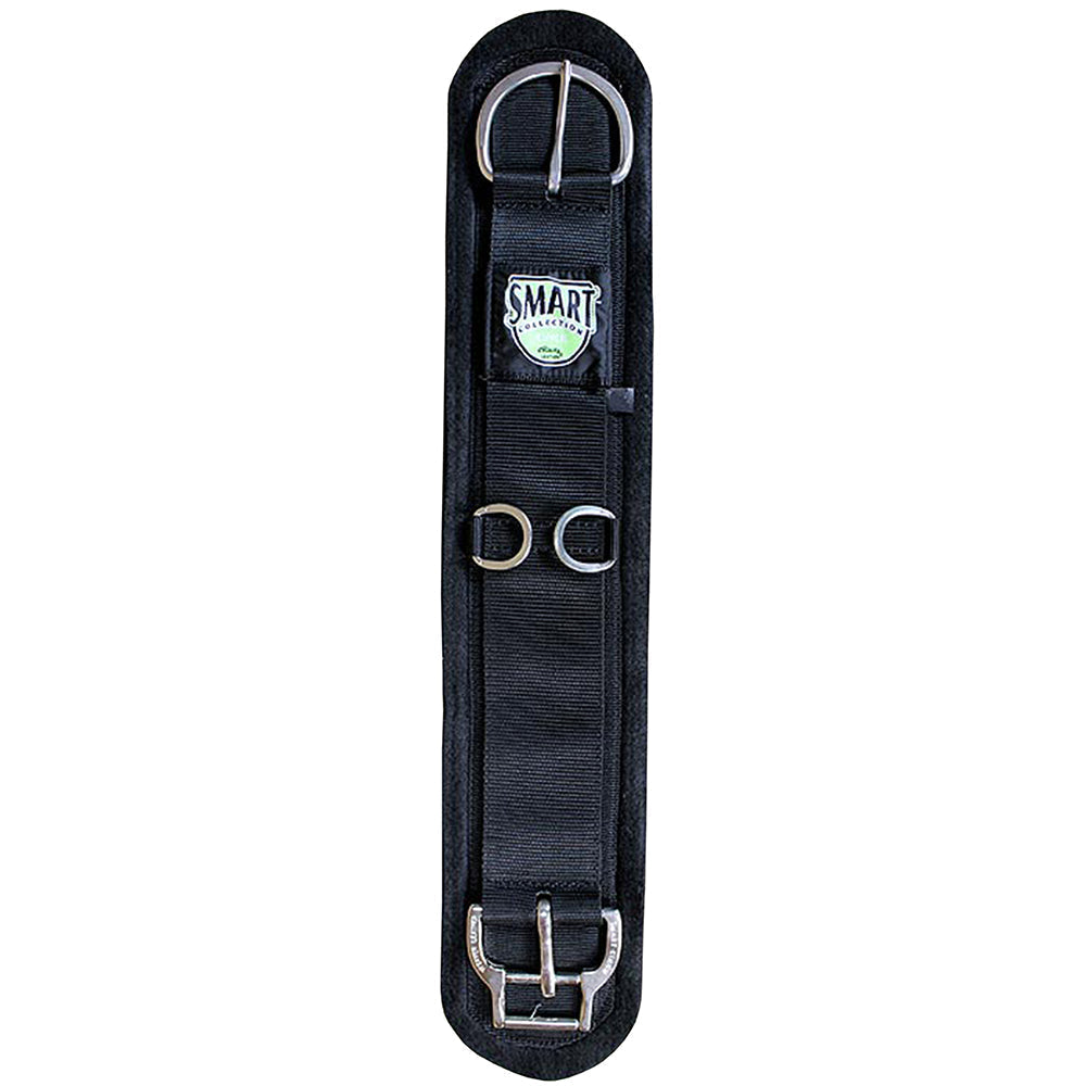 34 In. Weaver Black Felt Lined Straight Horse Cinch Roll Snug Buckle