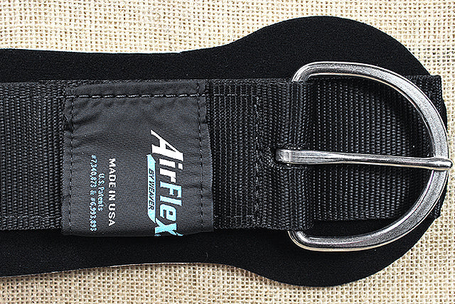 24 Inch Weaver Air Flex Straight Horse Cinch Girth Black Roll Snug Buckle
