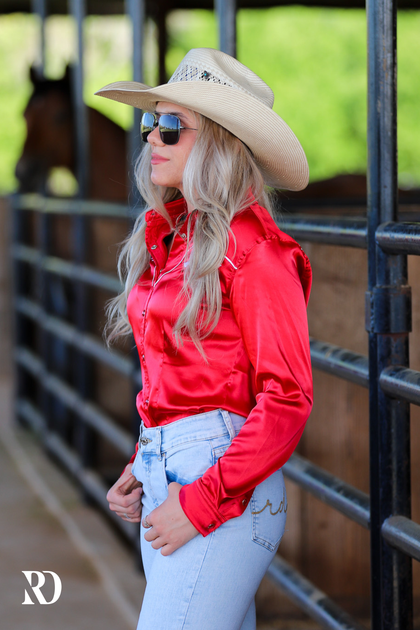 LIBERTY PERFORMANCE SATIN RODEO SHIRT