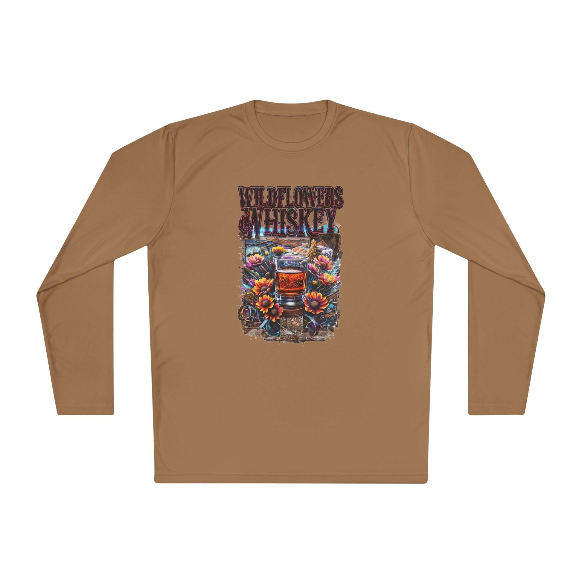Wildflowers and Whiskey Lightweight Long Sleeve Tee