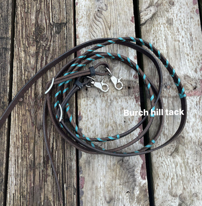 BH 6ft laced split reins