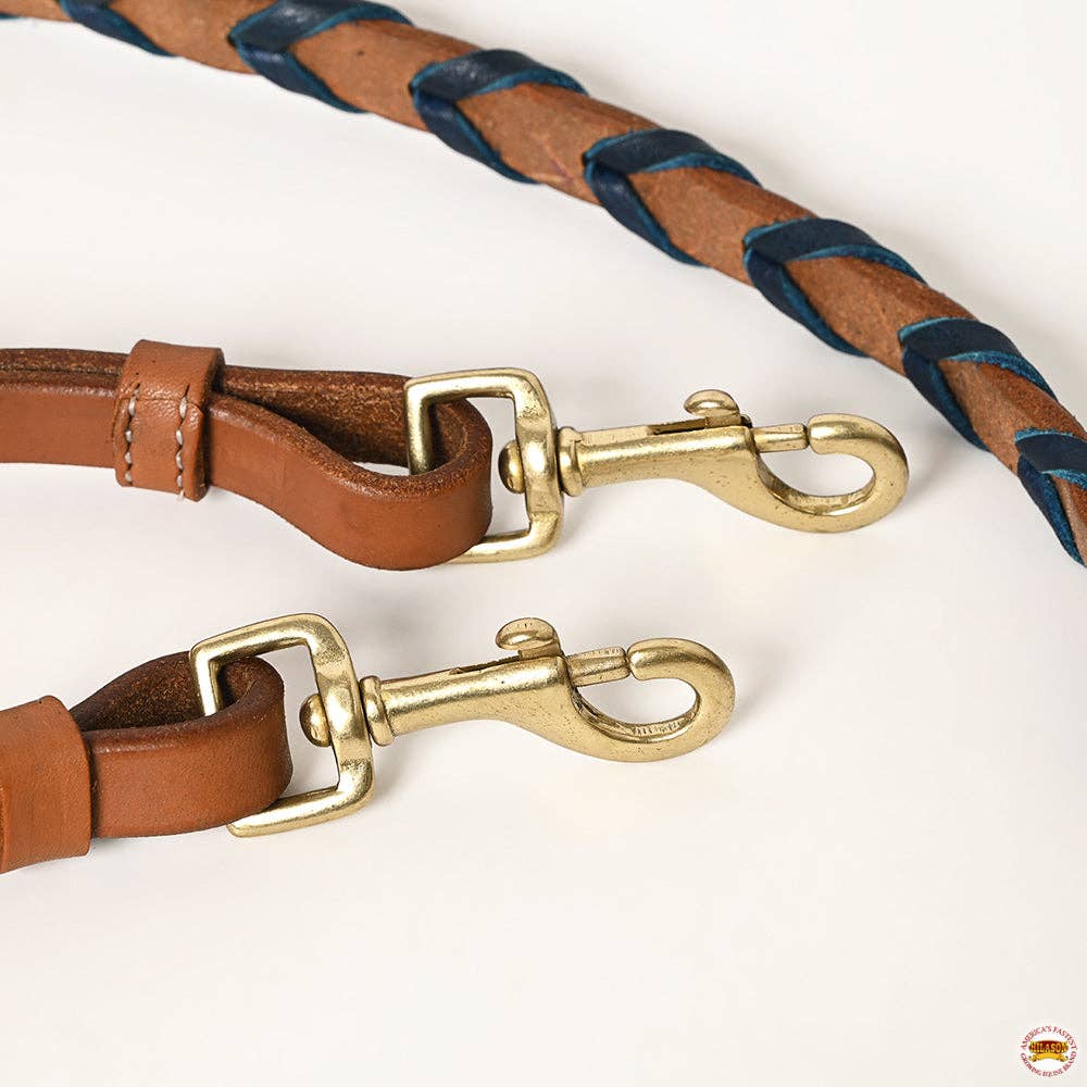 8 Feet Western Horse Leather Laced Barrel Roper Reins