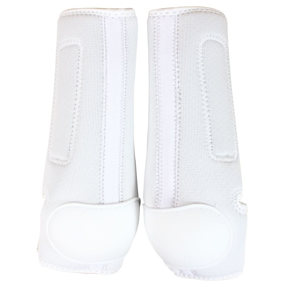 Small White Classic Equine Western Horse Tack Pro Tech Hind Boots