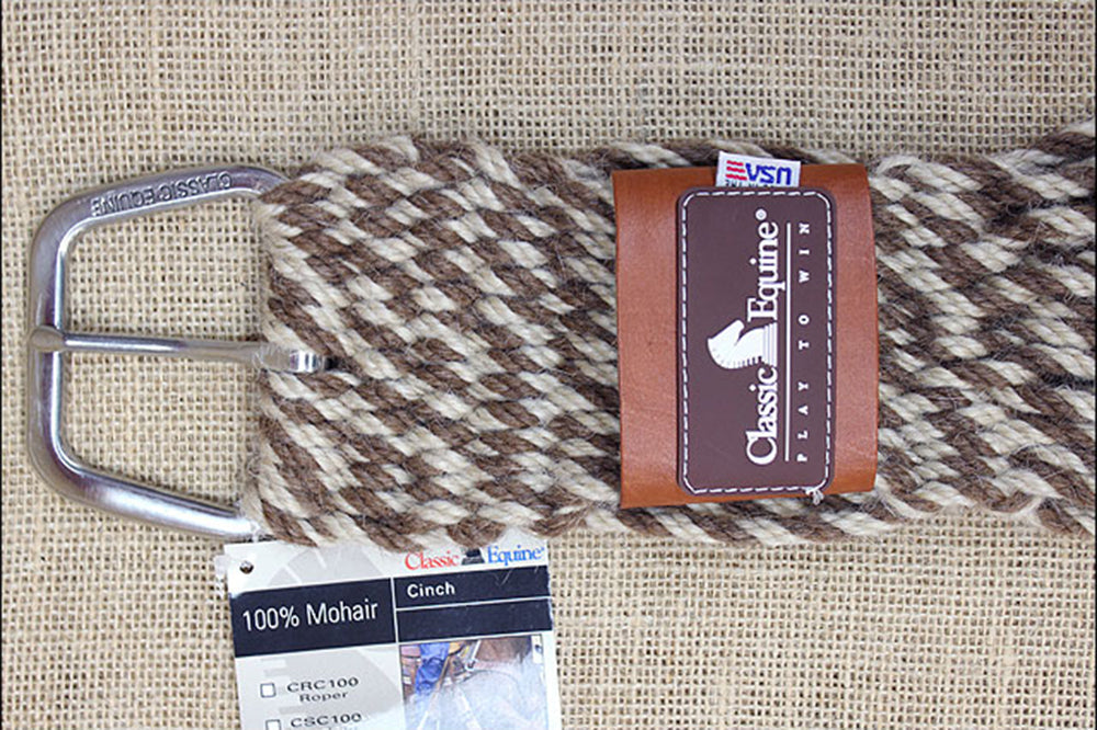 Classic Equine Tack Horse Roper Mohair Alpaca Cinch Girth