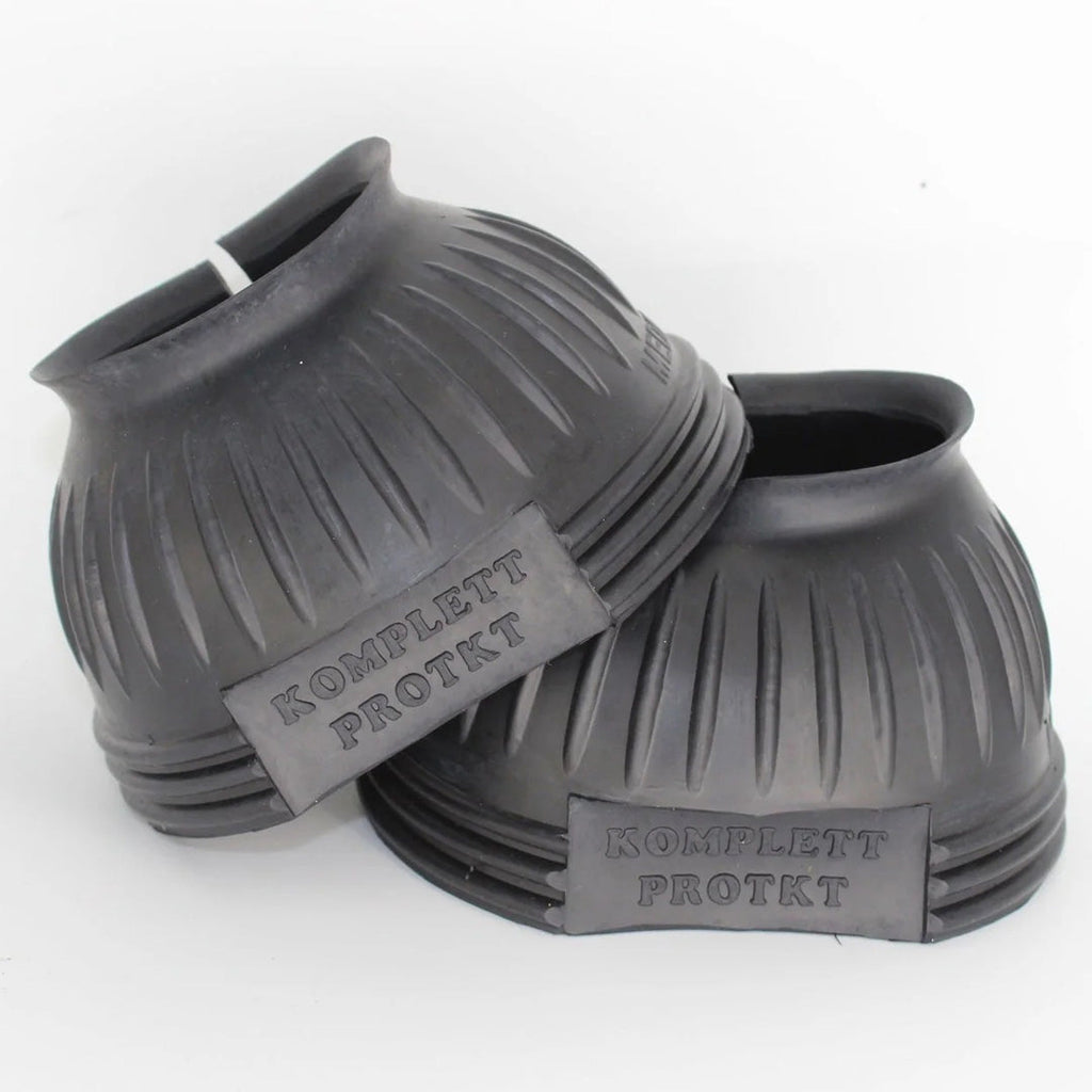 TuffRider Komplett Protkt Bell Boots Ribbed and Ringer with Hook and Loop Tape