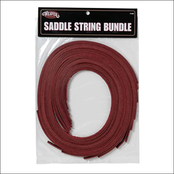 30-1752 Weaver Leather Burgundy Latigo Leather Tack Horse Saddle String Bundle