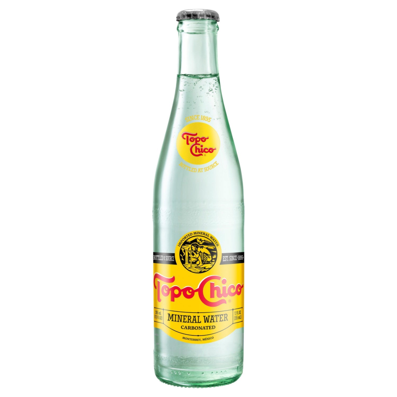 Topo Chico Mineral Water, Glass Bottle - 12 OZ