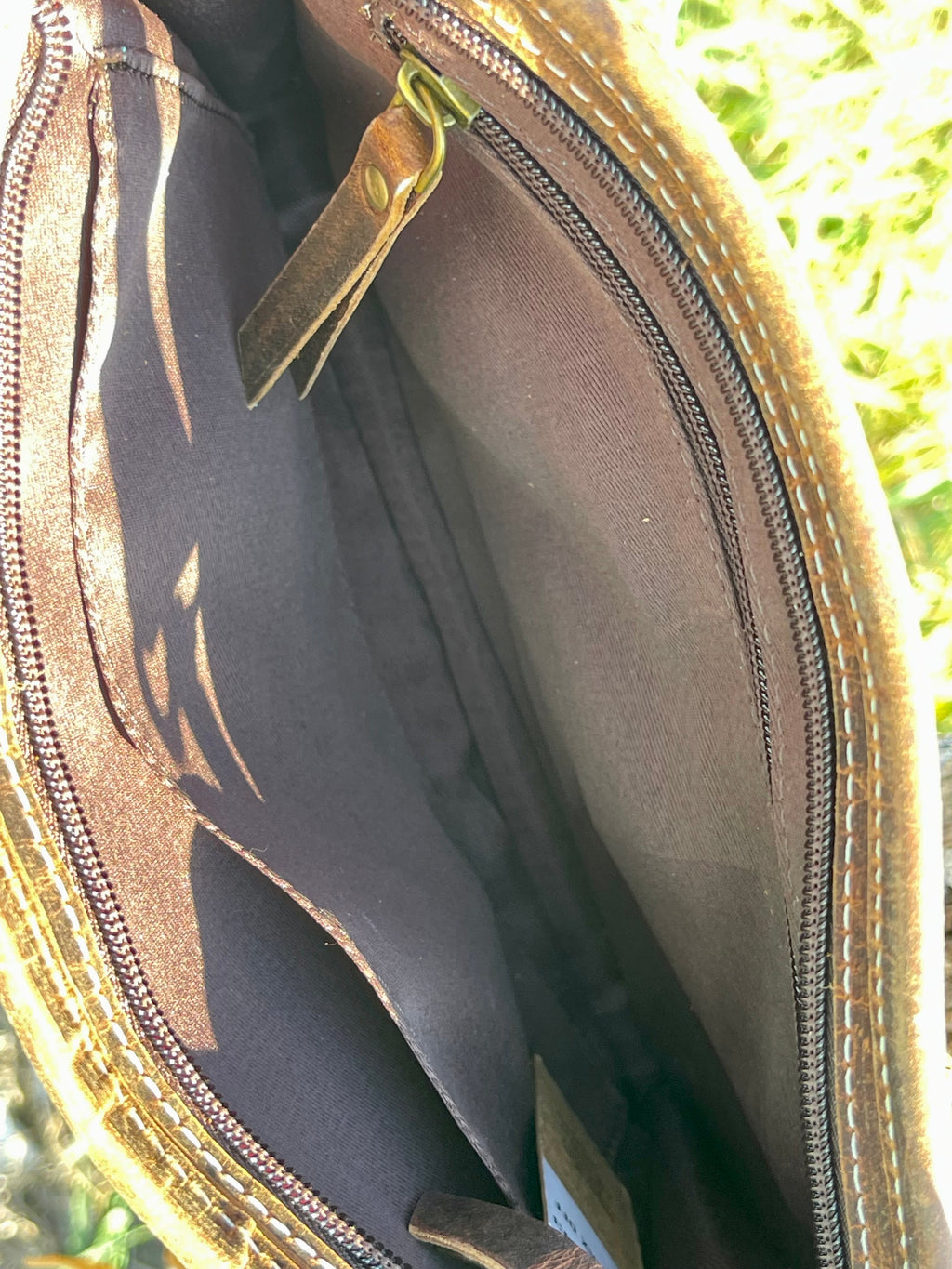 Western Stitch Fringe Crossbody
