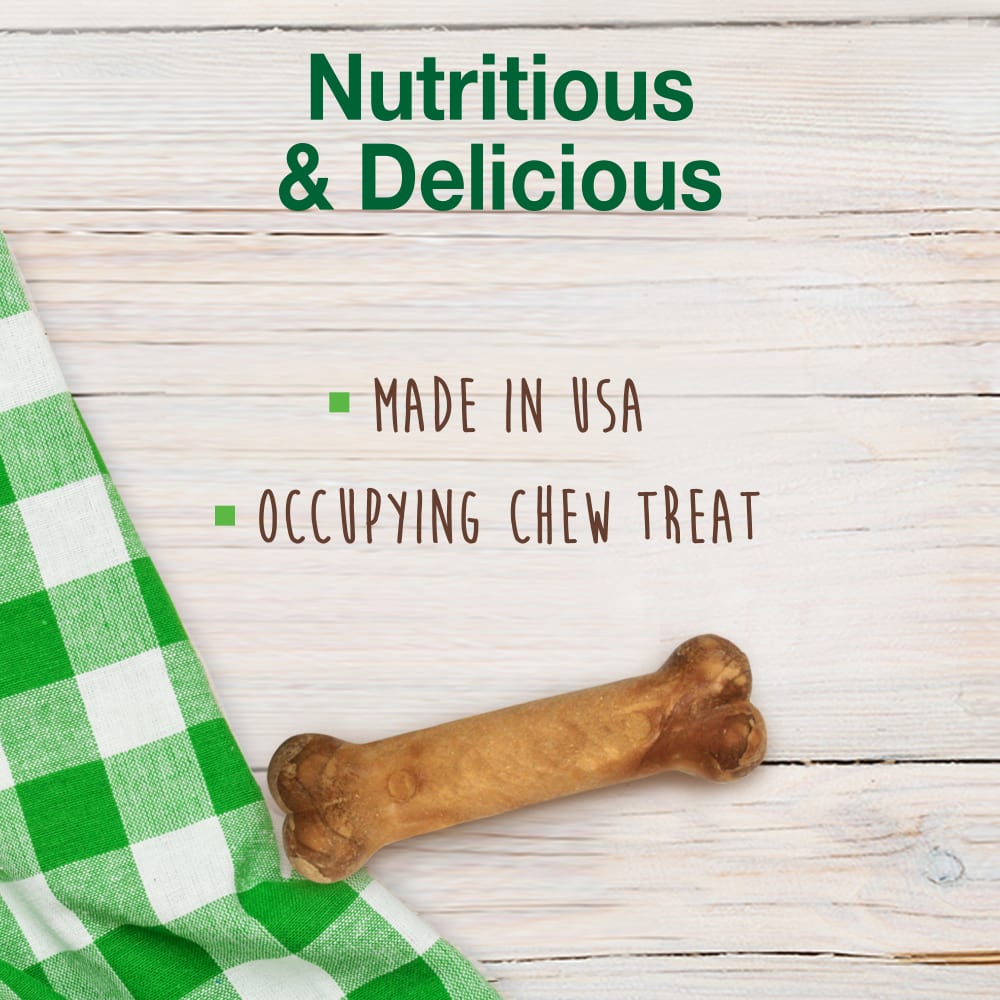 Nylabone Healthy Edibles All-Natural Long Lasting Roast Beef Dog Chew Treats (1.5oz)