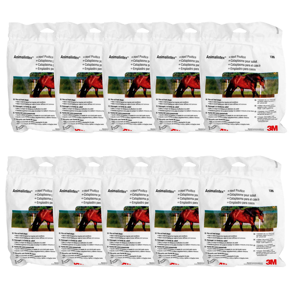 3M Animalintex Hoof Poultice Pads for Horses