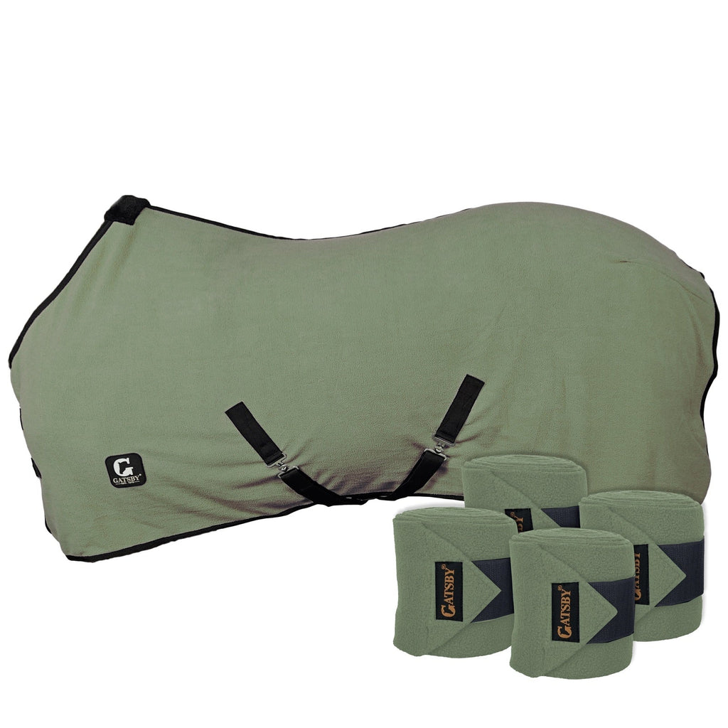Gatsby Fleece Dress Sheet & Matching Polo Wrap Set