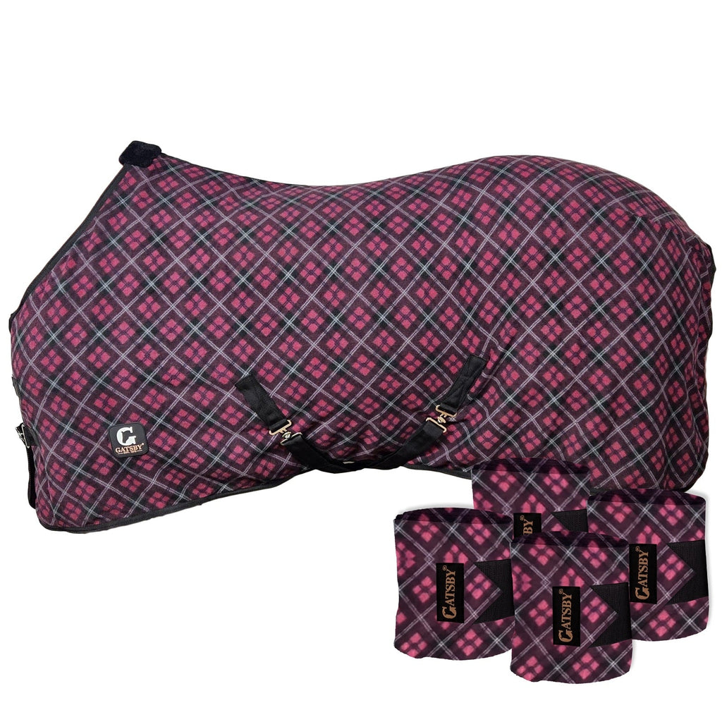 Gatsby Fleece Dress Sheet & Matching Polo Wrap Set