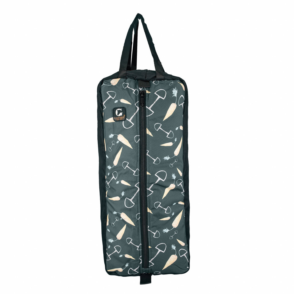 Gatsby Print Nylon Padded Bridle Halter Bag