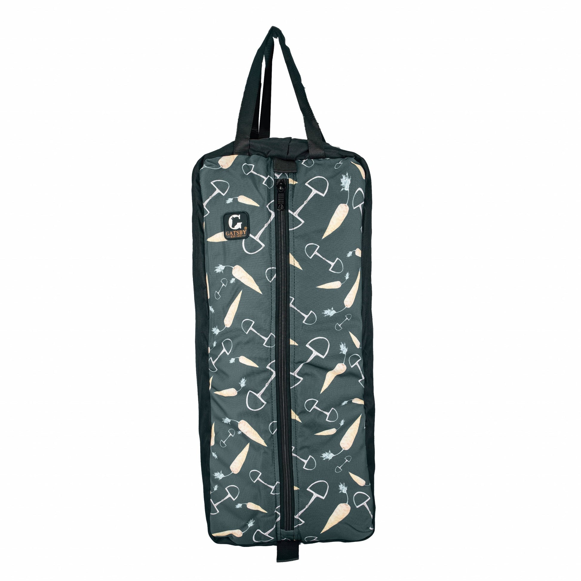 Gatsby Print Nylon Padded Bridle Halter Bag