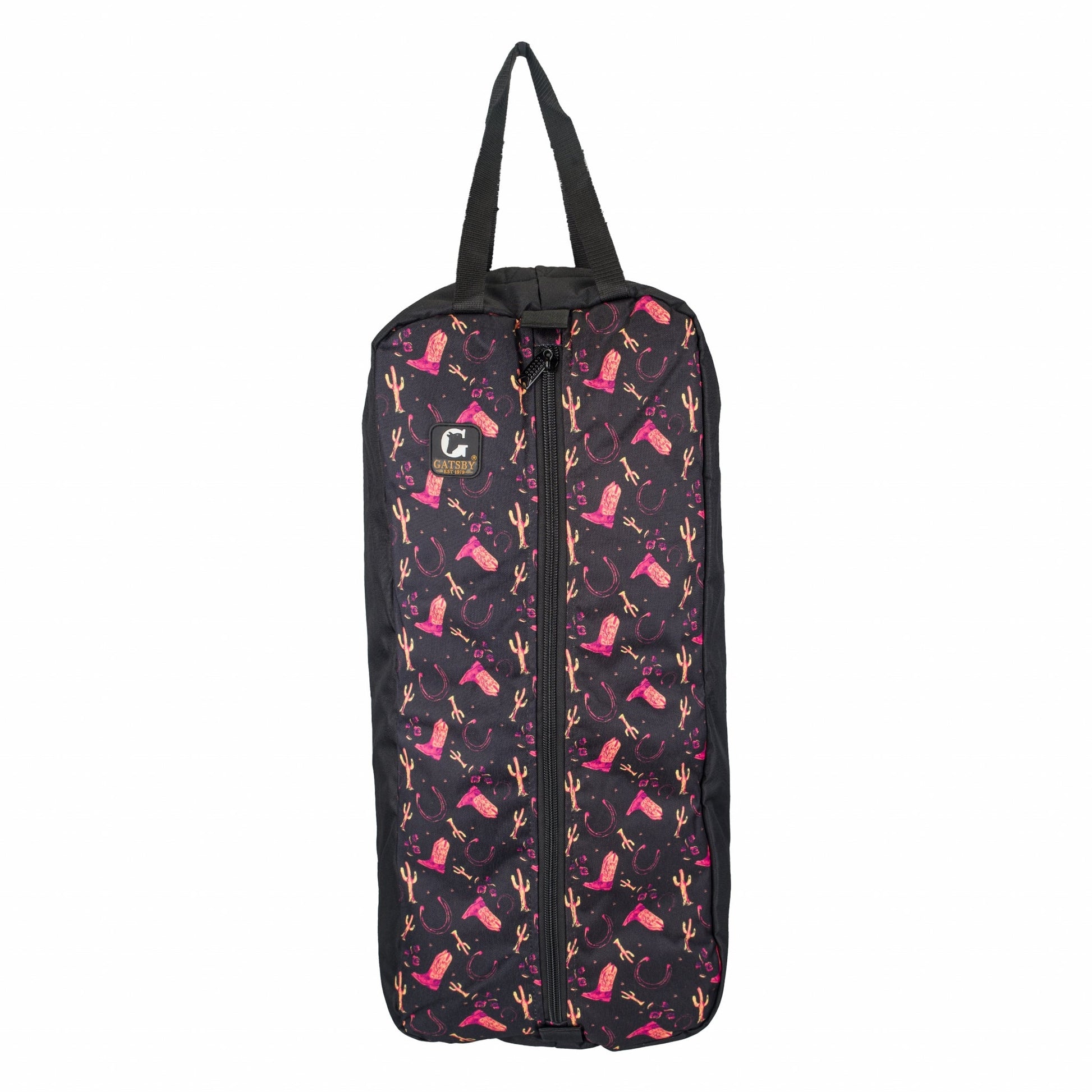 Gatsby Print Nylon Padded Bridle Halter Bag