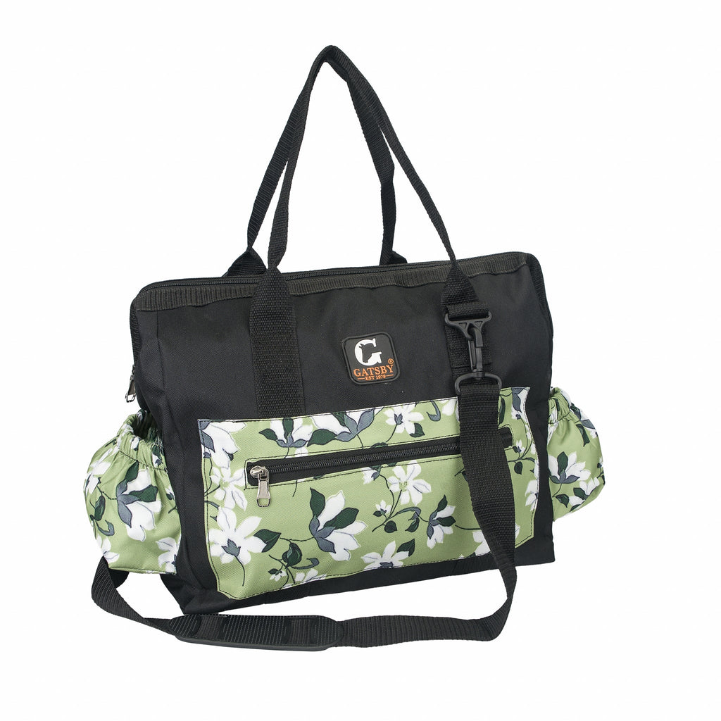 Gatsby Print Nylon Grooming Tote