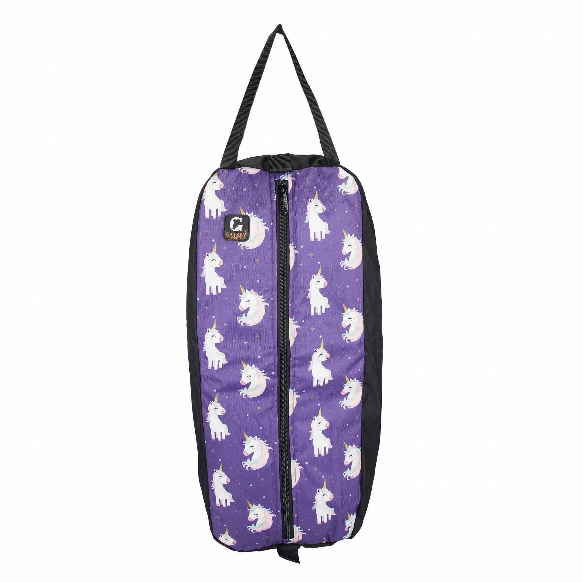 Gatsby Print Nylon Padded Bridle Halter Bag