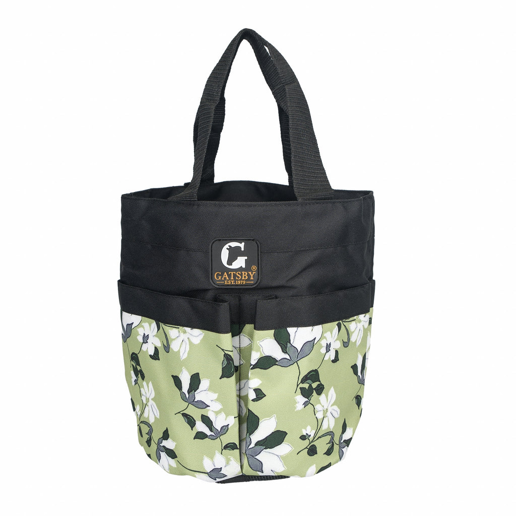 Gatsby Print Nylon Stable Tote with Mesh Bottom