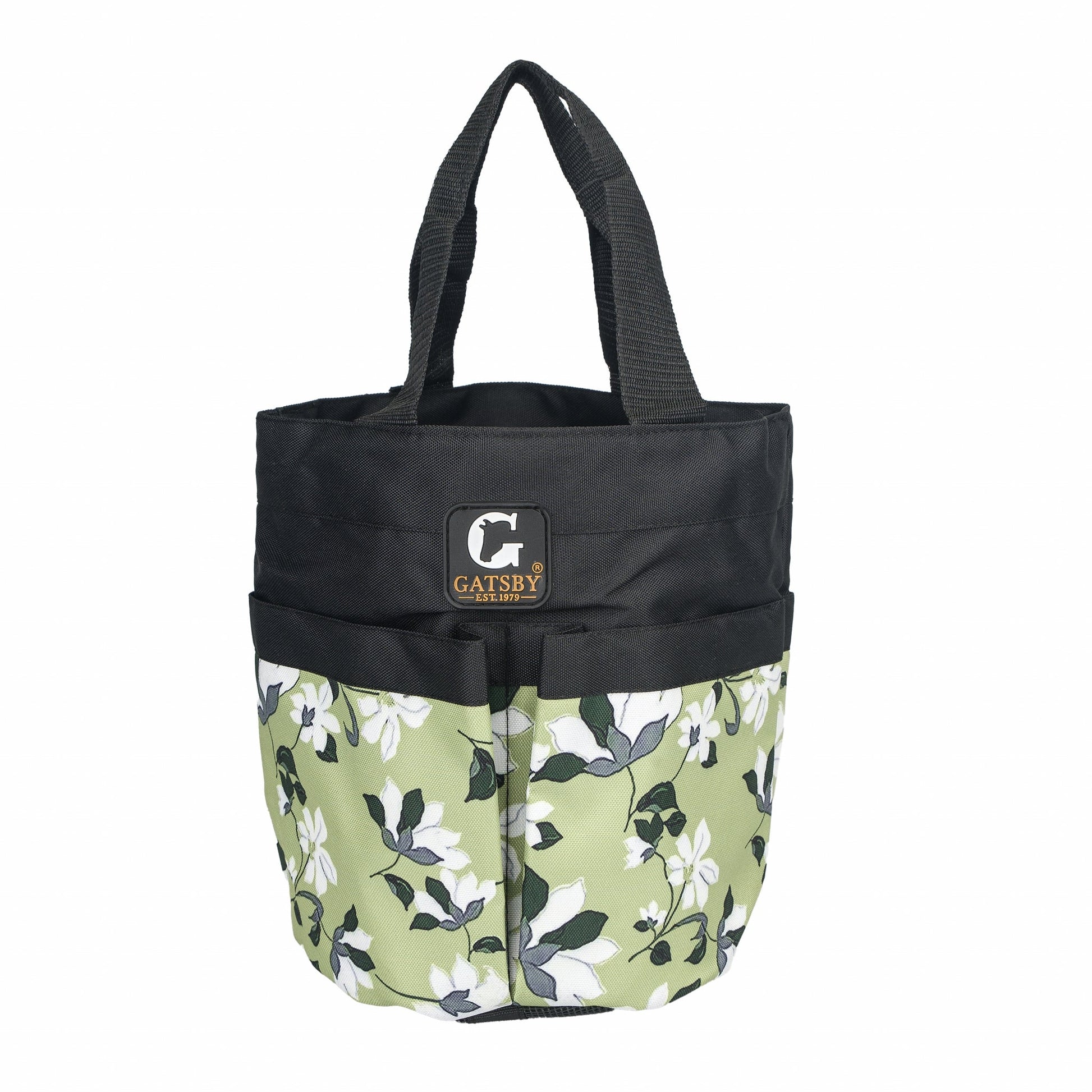 Gatsby Print Nylon Stable Tote with Mesh Bottom