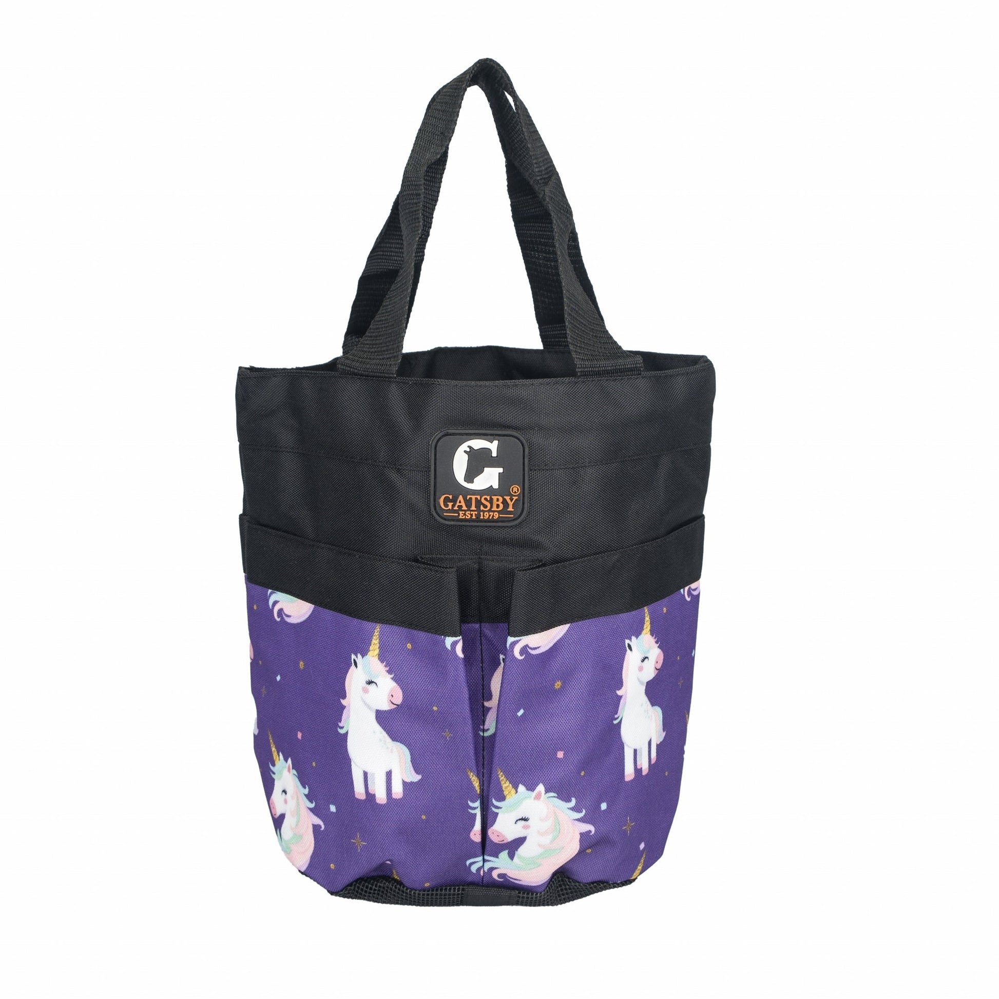 Gatsby Print Nylon Stable Tote with Mesh Bottom