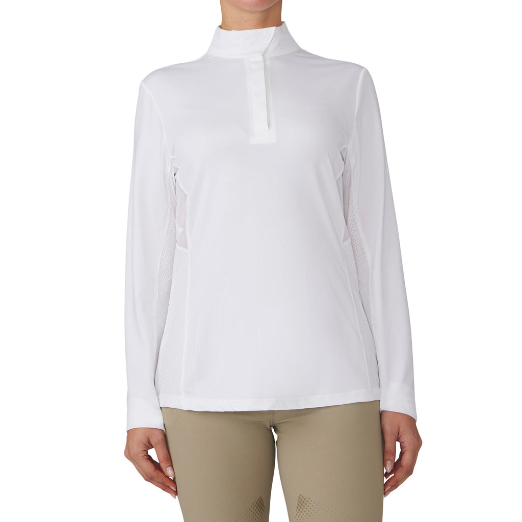 Women's Signature Show Shirt Long Sleeve - White