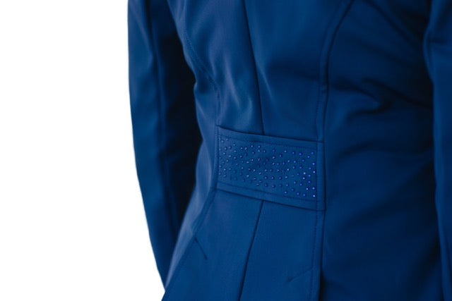 Ladies Shine Dressage Show Coat - Navy