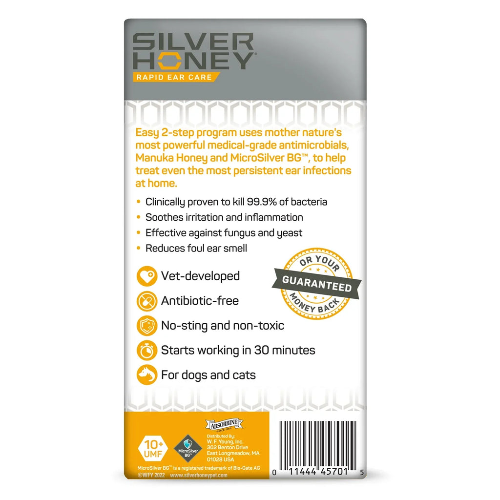 Silver Honey Rapid Ear Care Vet Strength Ear Treatment Kit
