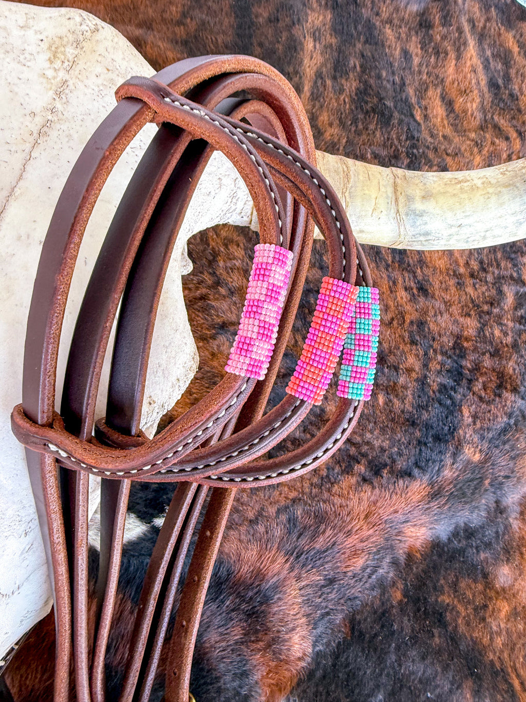 Checks Out *Mini* Beaded Headstall