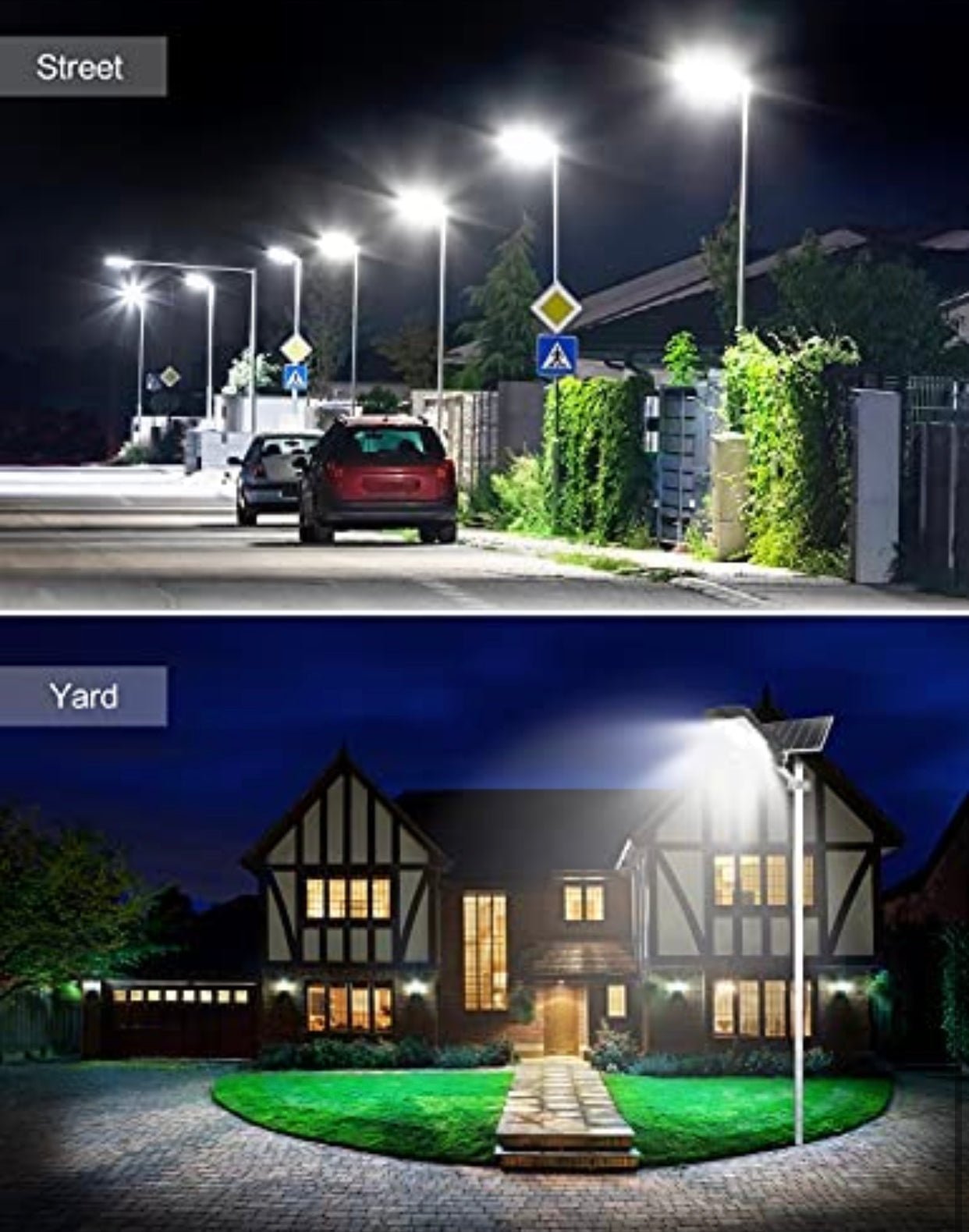 6400W Solar Street Light – 150,000 Lumens Commercial LED Parking Lot Light with Motion Sensor & Remote