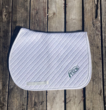 Burch Hill tack embroidered saddle pad