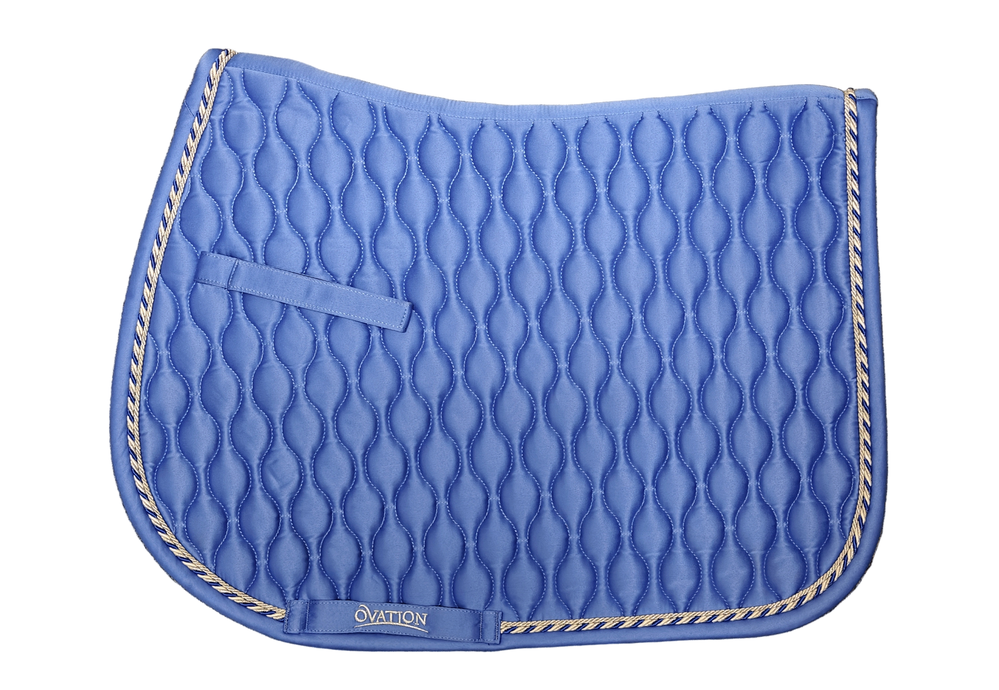 Quilted Satin All-Purpose Saddle Pad - Royal