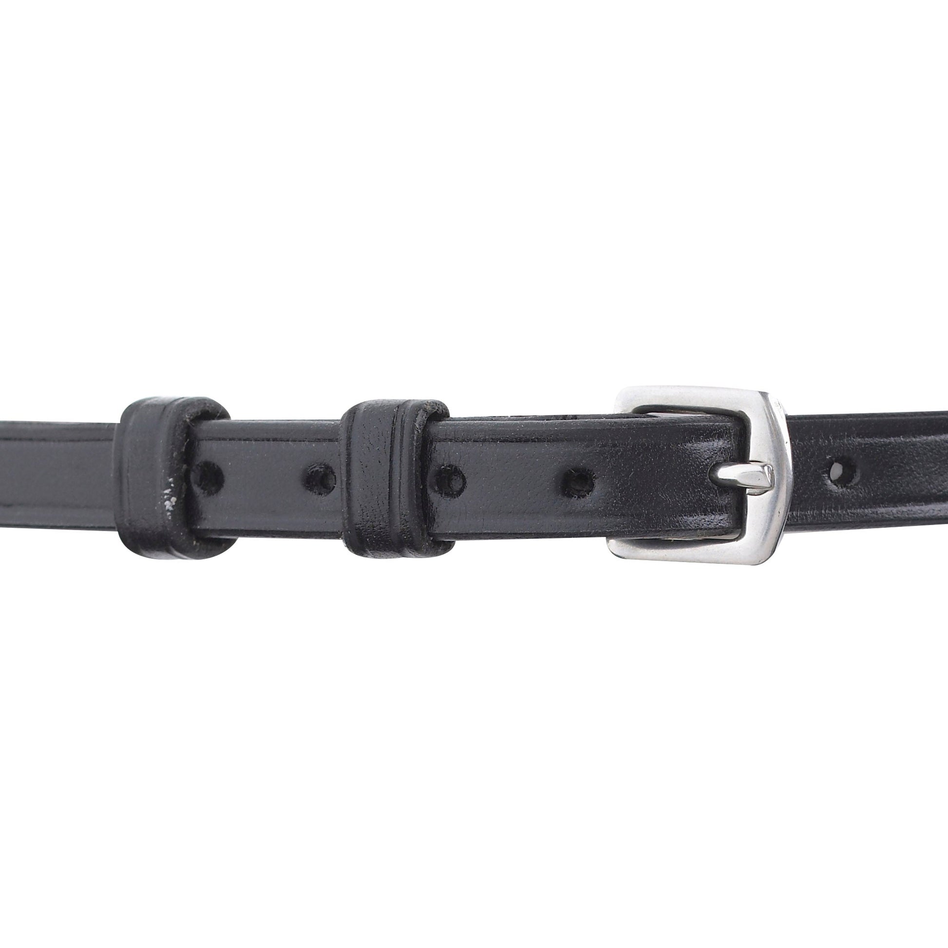 Classic Leather Spur Straps with Square Buckles