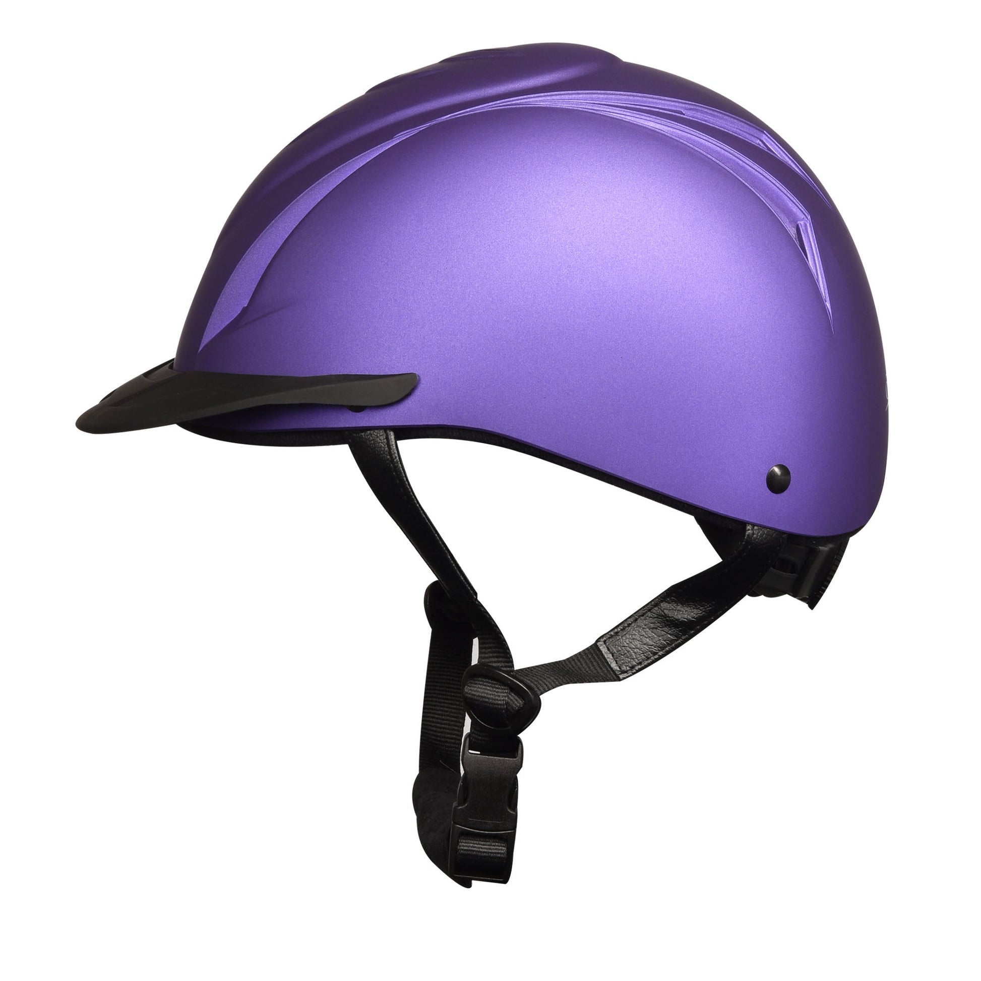 Metallic Deluxe Schooler Helmet - Purple
