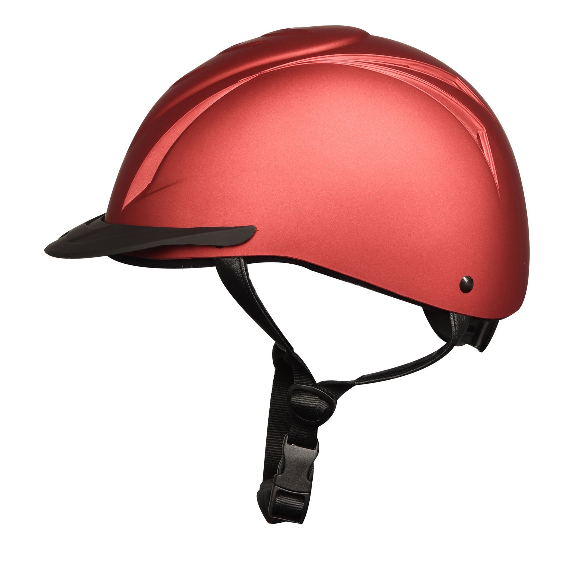 Metallic Deluxe Schooler Helmet - Red