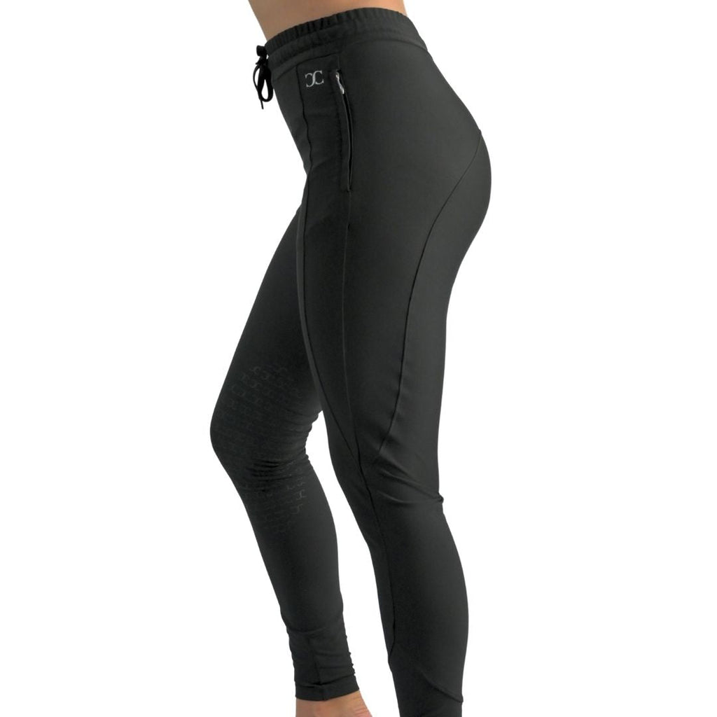 Drawstring Breeches in Black