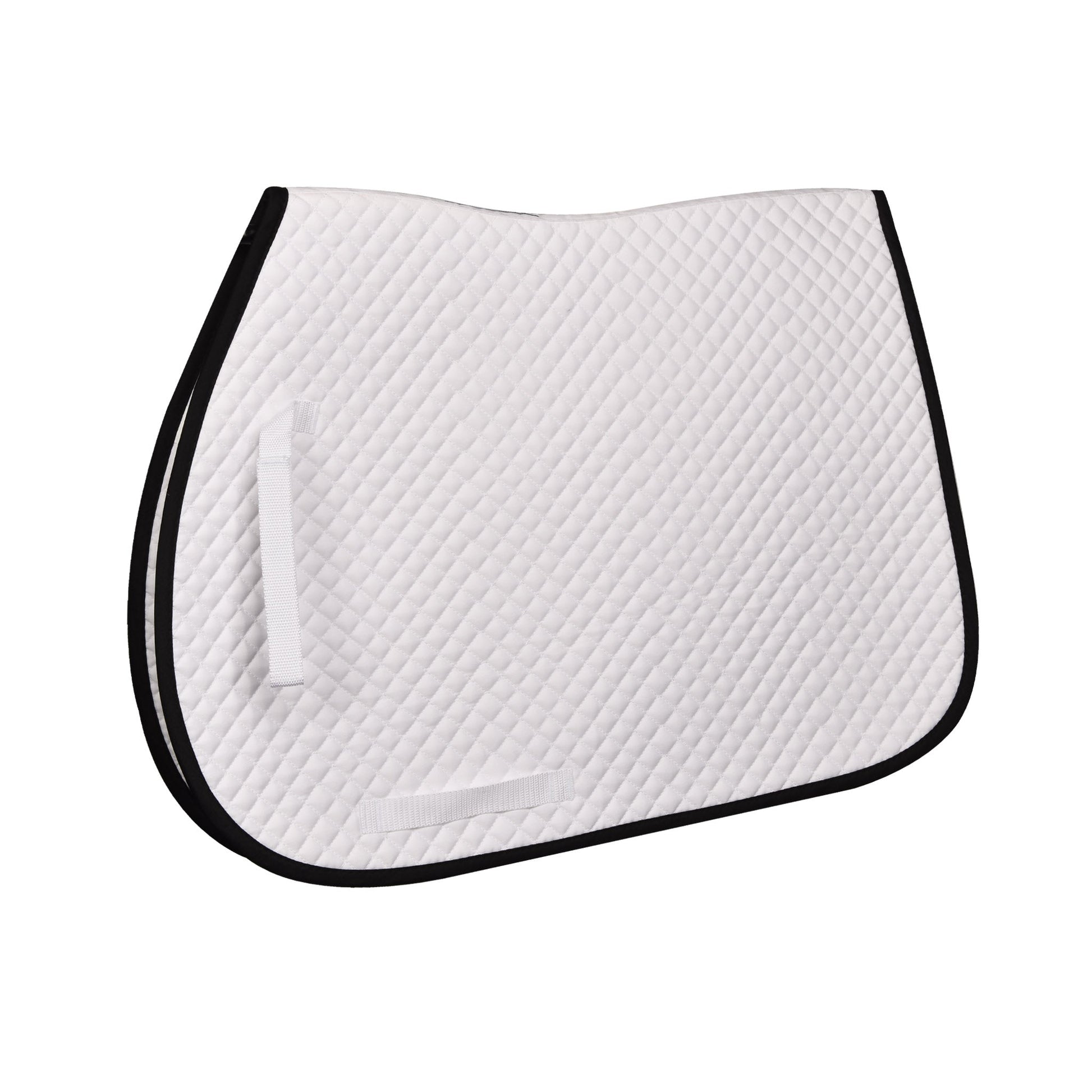 Pro Mini Diamond All-Purpose Saddle Pad - White/Black