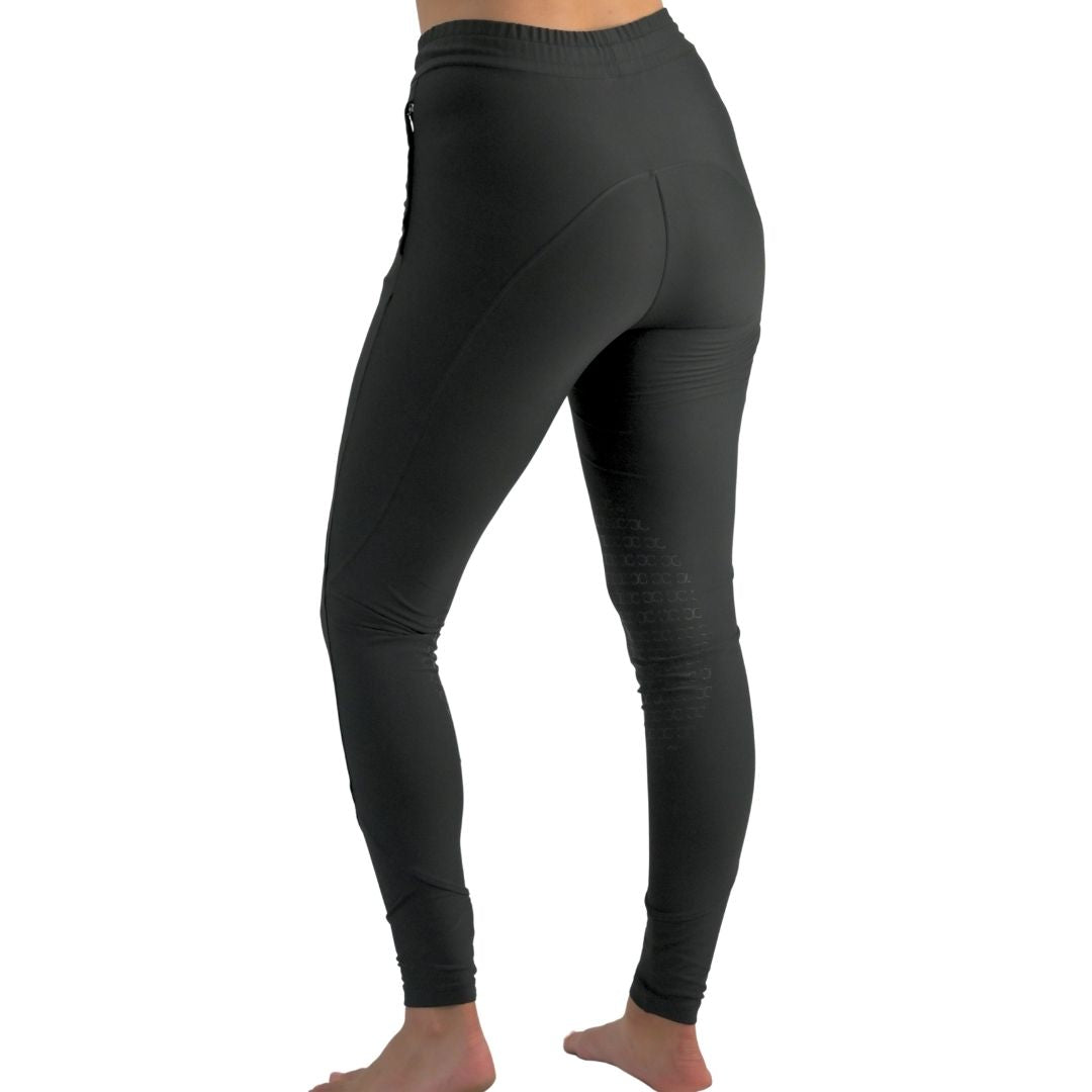 Drawstring Breeches in Black