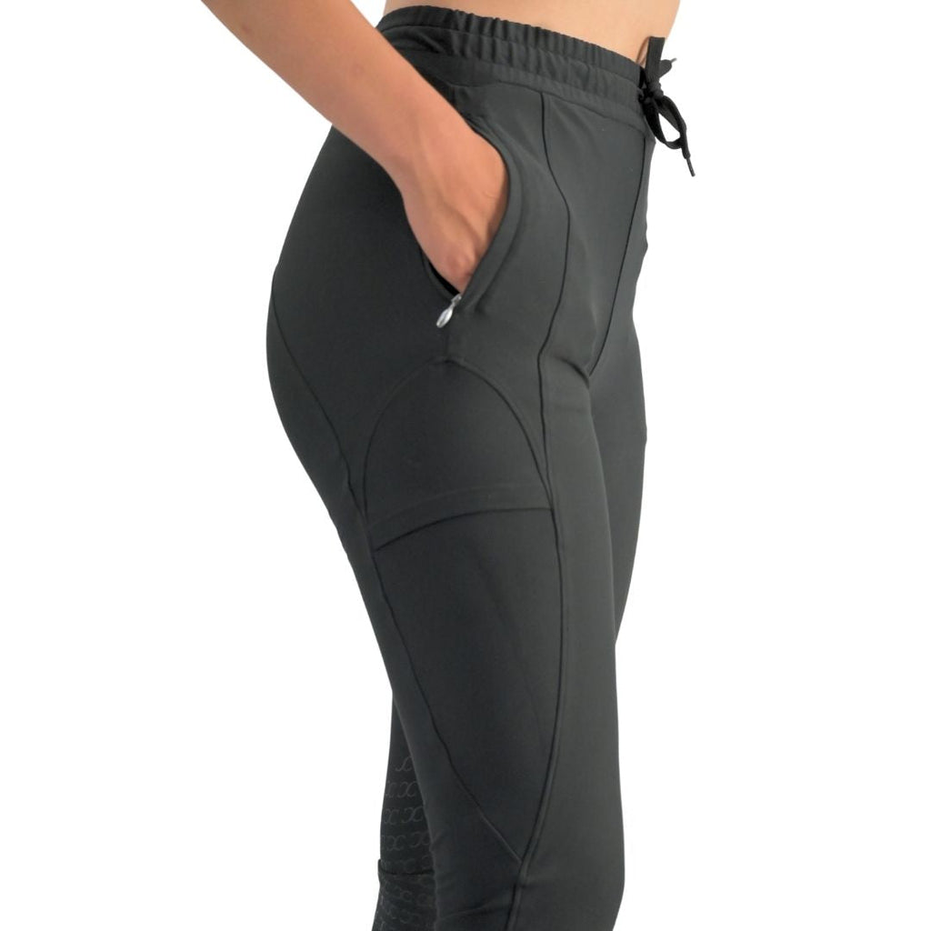 Drawstring Breeches in Black