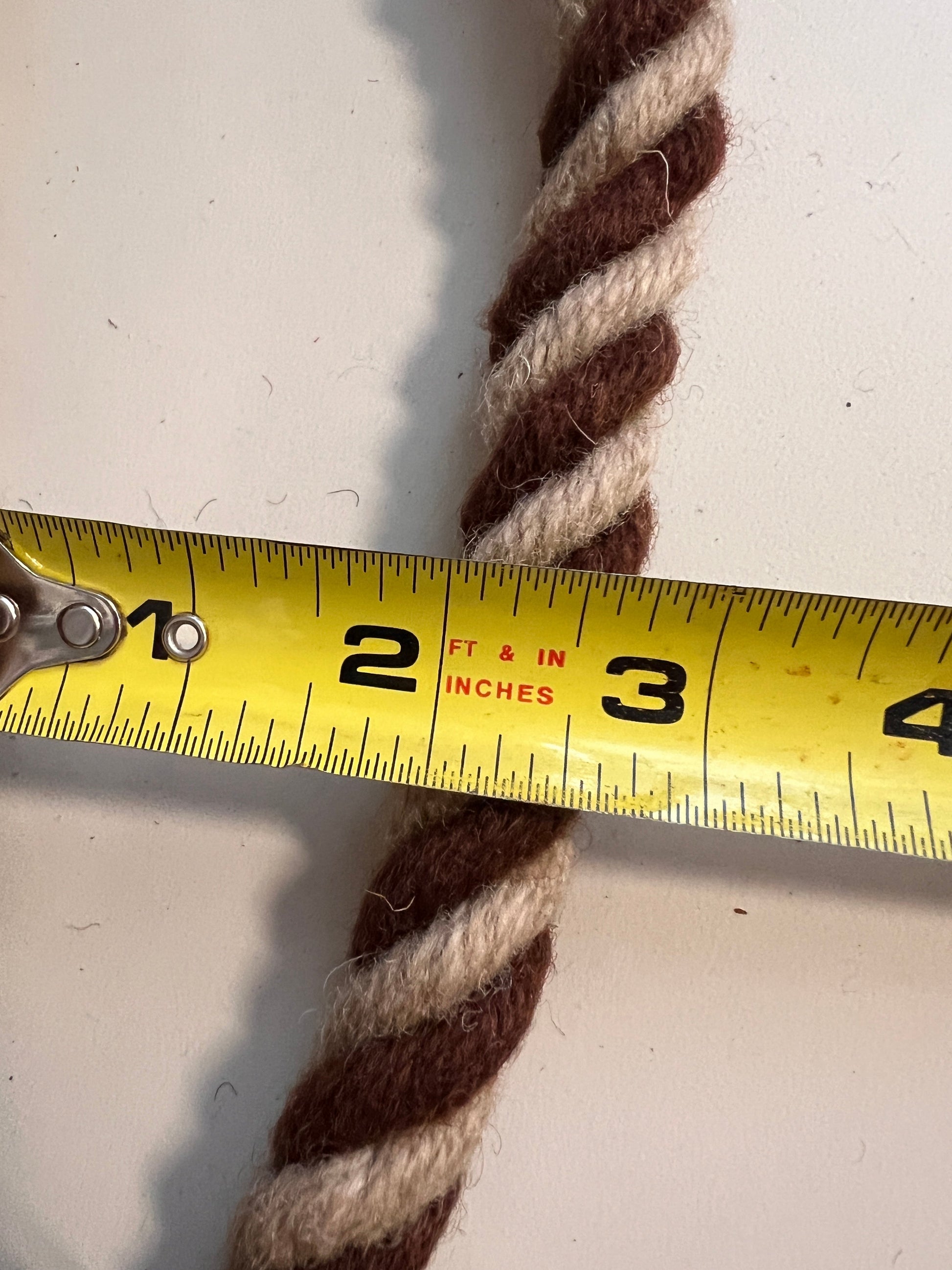 Rustic Mocha Mohair Mecate Reins - 22 Ft